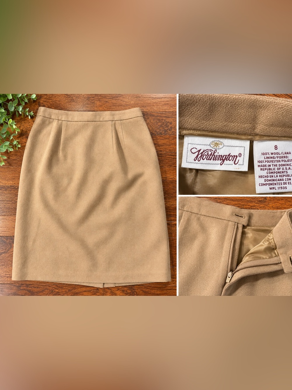 Worthington 100% Wool Skirt | Size 8